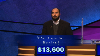 Pantsless Pervert Clark The Cub Stumps <i>Jeopardy! </i>Competitors